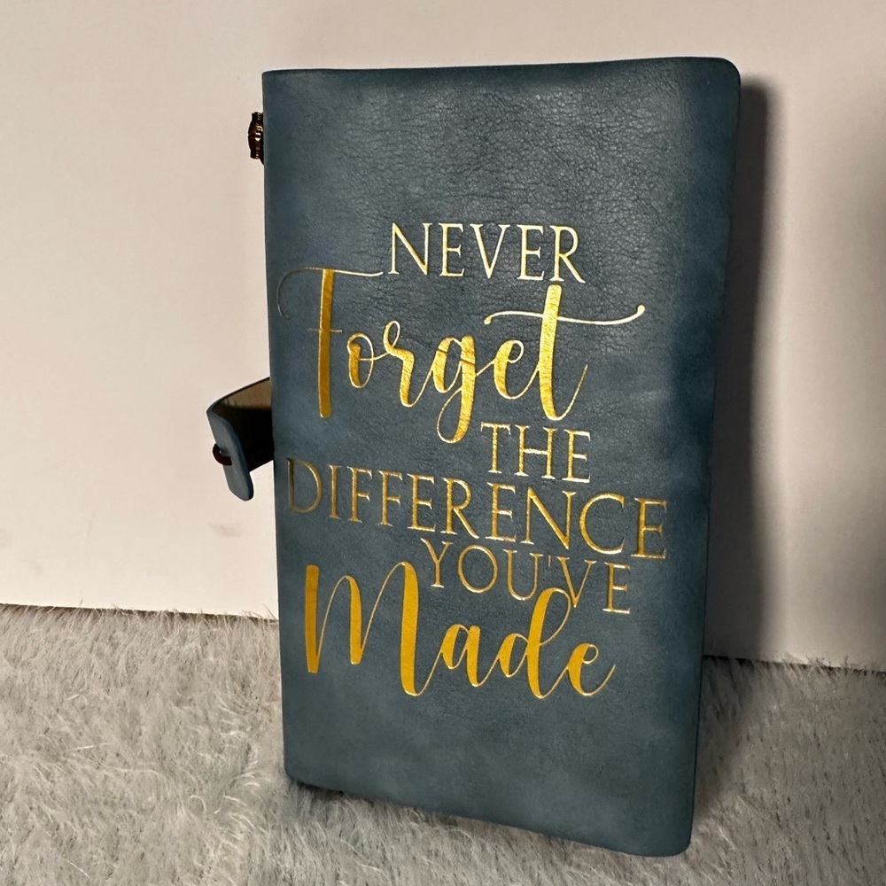 Blue and Gold Office Journal for Creative Minds NWOT♻️
